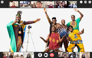 Zuzu African Acrobats Perform for RA!