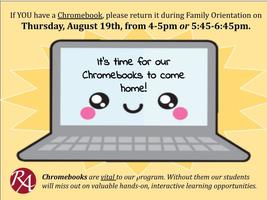 It's Time for our Chromebooks to Come Home!
