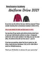 RA Uniform Drive 2021