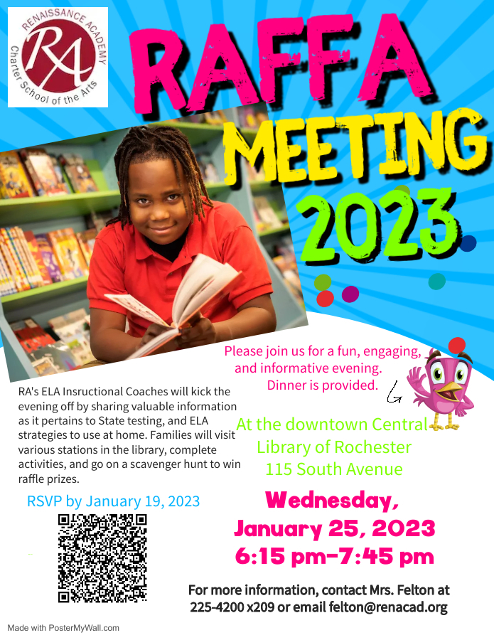 RAFFA Meeting Flyer 1/25/23